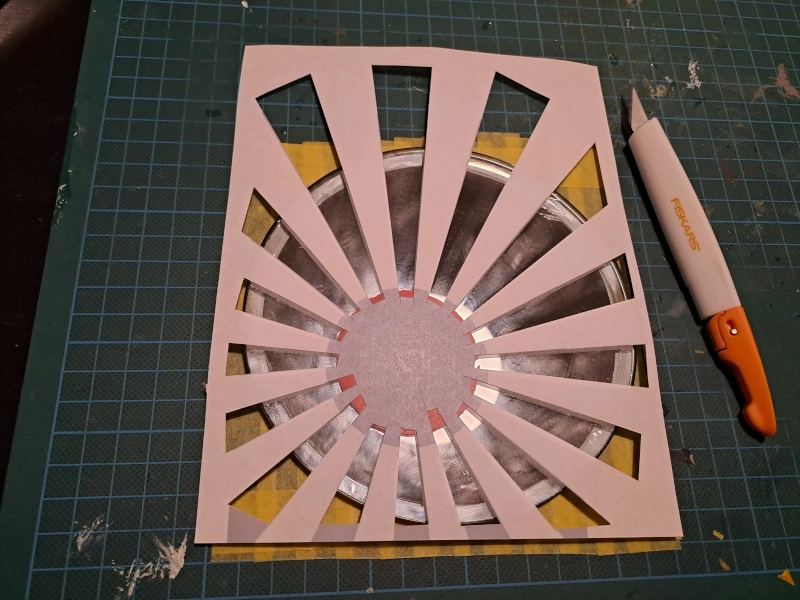 maskeertape stencil