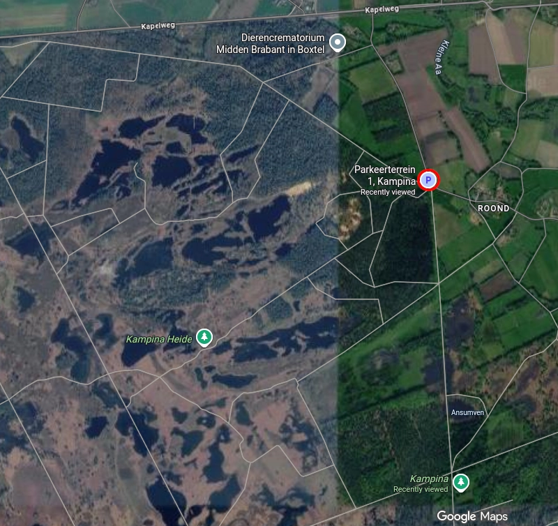 Locatie POTA Kampina